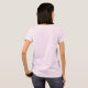Camiseta Plantilla Elegante rosa pálido con el logotipo de  (Reverso completo)