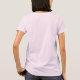 Camiseta Plantilla Elegante rosa pálido con el logotipo de  (Reverso)