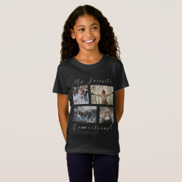 Camiseta Plantilla fotográfica de 4 paneles Mis conexiones