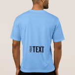 Camiseta Plantilla Mens Sport-Tek Activewear Back Print<br><div class="desc">Añada Su Texto Aquí Diseño Atrás Moderno Plantilla De Impresión Mens Sport-Tek Competitor Activewear Carolina Blue T-Shirt.</div>