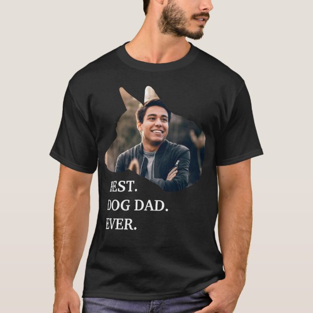 Camiseta Plantilla moderna de fotografía de perro personali (Anverso)
