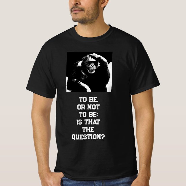 Camiseta Plantilla moderna de los hombres de texto con prob (Anverso)