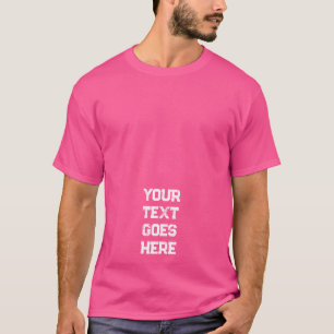 Camiseta Plantilla moderna masculina Wow Texto con problema