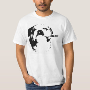 Camiseta Plantilla T del cigarro del bulldog