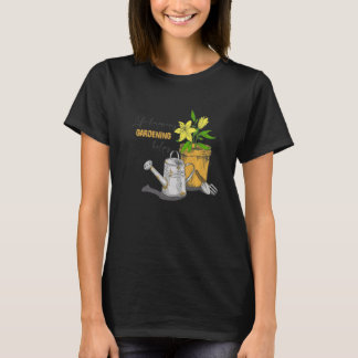 Camiseta plants make people happy harden gardening 9