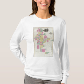Camiseta Plat de la ciudad de la salina, Kansas