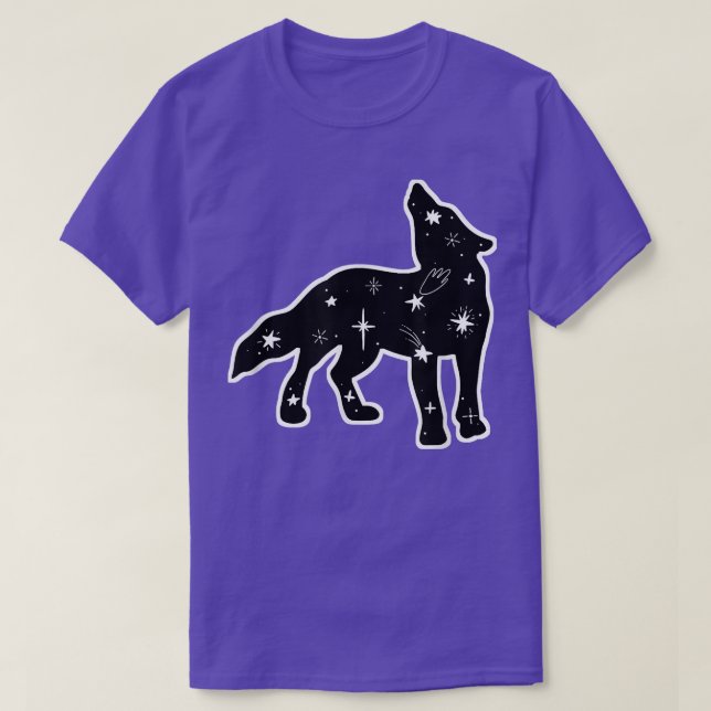 Camiseta Plata Celestial Cute De Diseño Animal (Diseño del anverso)