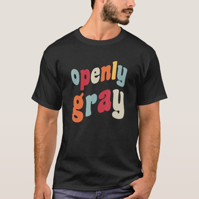 Camiseta Plata De Pelo Gris Abiertamente Gris Go Heridas De (Anverso)