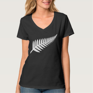 Camiseta Plata Fern de Nueva Zelanda