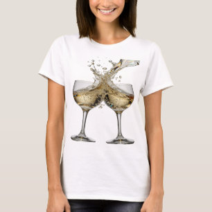 Camiseta Plata Limpia BRINDIS POR BUENA SALUD Arte Portátil