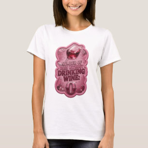 Camiseta Plata NÚMERO DE DÍAS SIN BEBER VINO 0