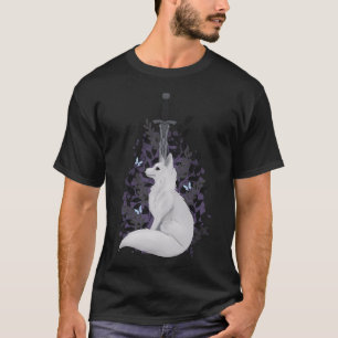 Camiseta Plata rápida Inspirada Onyx, Espada y Mariposas de