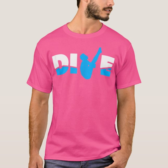 Camiseta Plataforma de deportes acuáticos Diver Springboard (Anverso)