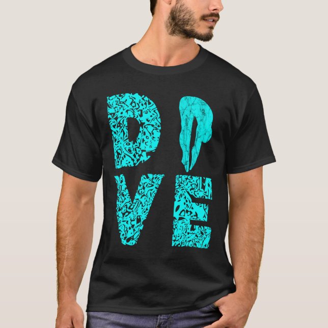 Camiseta Plataforma de Dive Springboard Tablero de buceo Aq (Anverso)