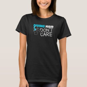 Camiseta Plataforma de Saltos de Trampolín Buceador Cabello