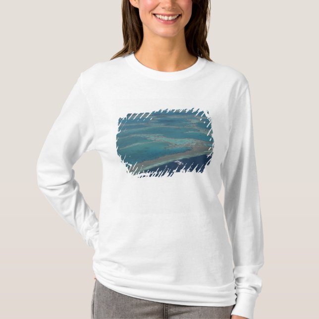Camiseta Plataformas de buceo cerca del arrecife, Gran Barr (Anverso)
