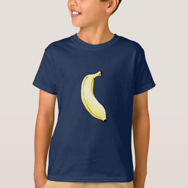 Camiseta plátano amarillo frutal (Anverso)