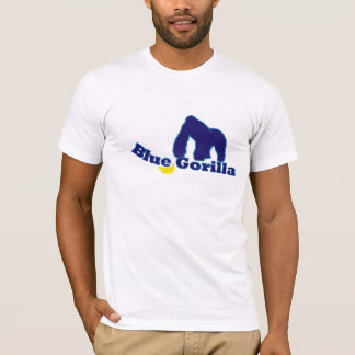 Camiseta plátano azul del gorila