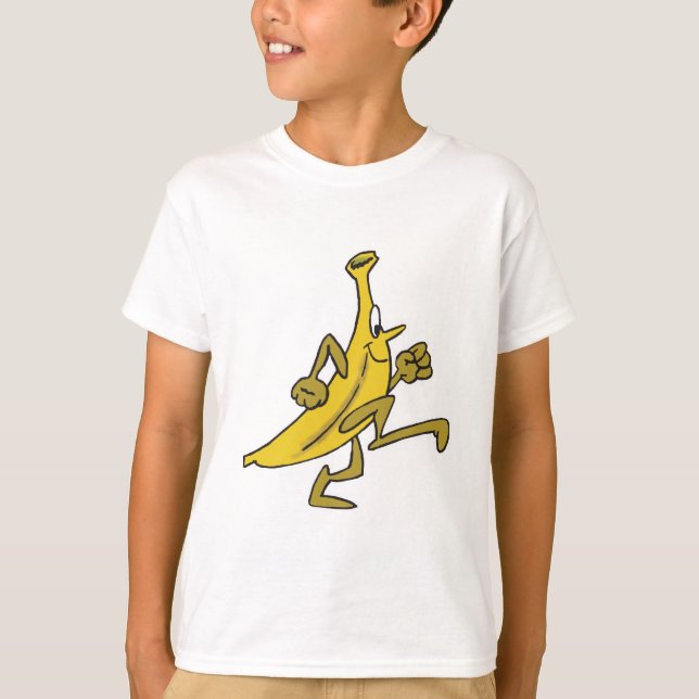 Camiseta plátano corriendo (Anverso)