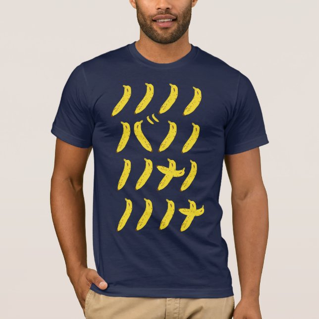 Camiseta Plátano de las katakanas (Anverso)