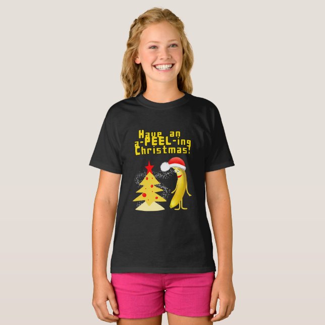 Camiseta Plátano de Navidad (Anverso completo)