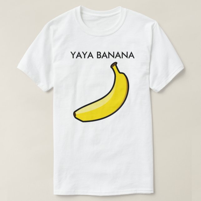 CAMISETA PLÁTANO DE YAYA (Diseño del anverso)