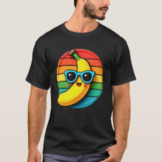 Camiseta Plátano Divertido Vintage Retro