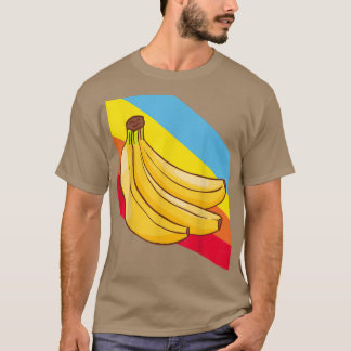 Camiseta Plátano Fruta Alimento Vegetario Vegetario