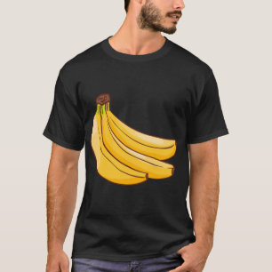 Camiseta Plátano Fruta Alimento Vegetario Vegetario