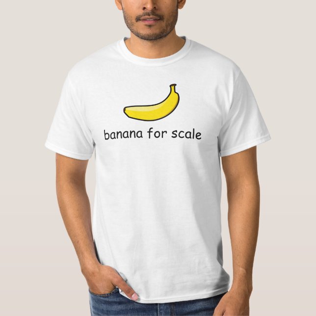 Camiseta plátano para la escala (Anverso)
