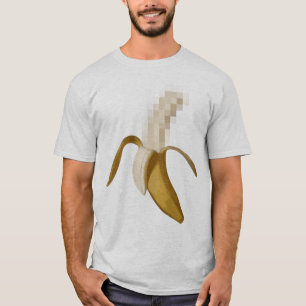 Camiseta Plátano pelado censurado sucio