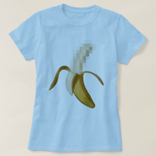 Camiseta Plátano pelado censurado sucio