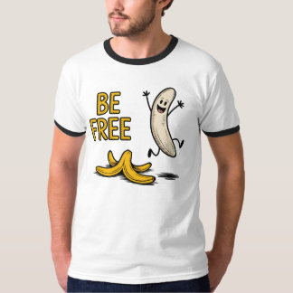 Camiseta Plátano Sé Libre – Divertido Juego de Palabras de