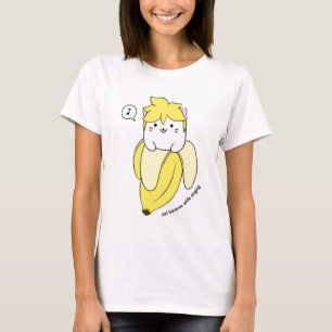 Camiseta Plátanos con el gato