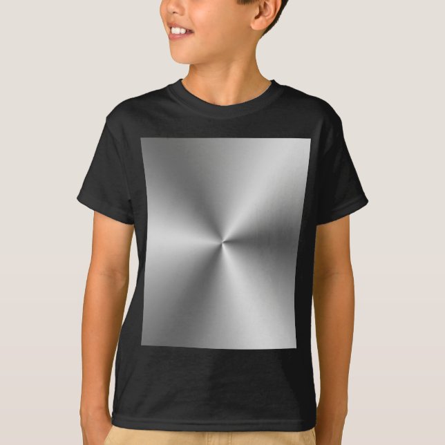 Camiseta Plateado metálico (Anverso)