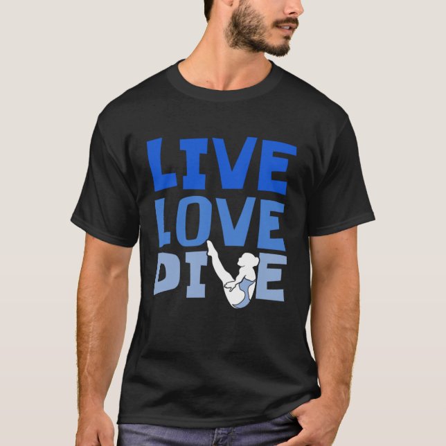 Camiseta Platform Diver Love  Springboard Diving (Anverso)