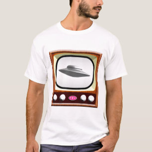 Camiseta Platillo volante en 50s TV