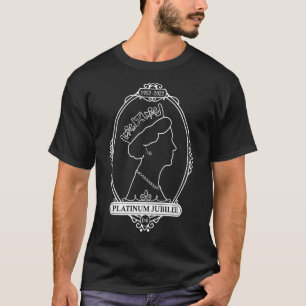 Camiseta Platinum Jubilee Monarca Británica Reina 70 años 2