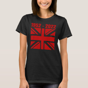 Camiseta Platinum Jubilee Reino Unido de Reina Británica Ba