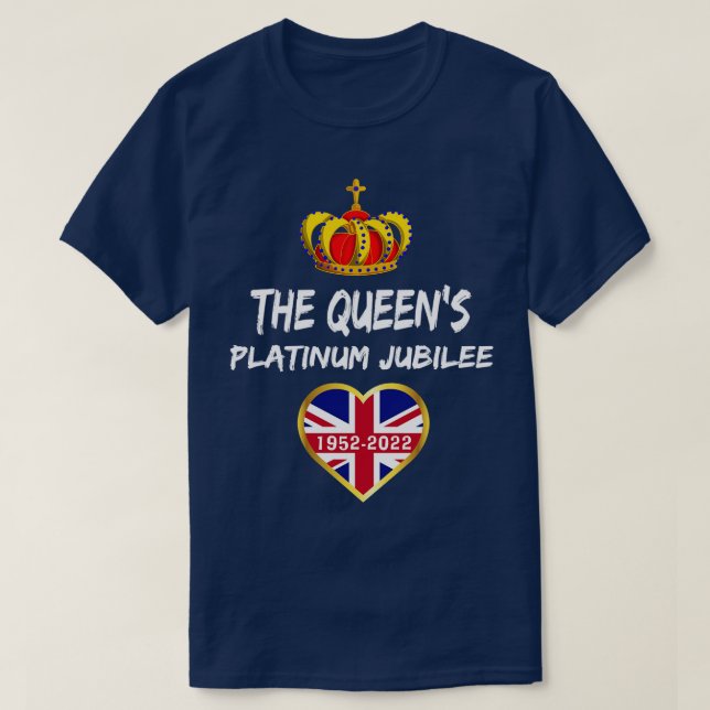 Camiseta Platinum Jubilee the Queens 2022 (Diseño del anverso)