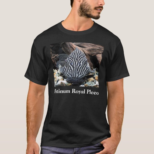 Camiseta Platinum Royal Pleco , Panaque niglolineatus (Anverso)