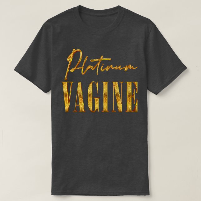 Camiseta Platinum Vagine (Diseño del anverso)