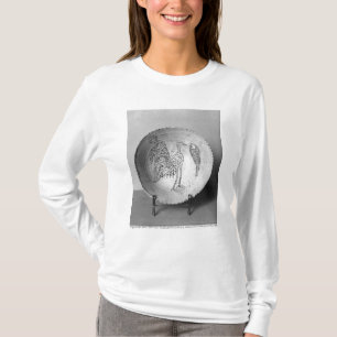 Camiseta Plato adornado con los pájaros