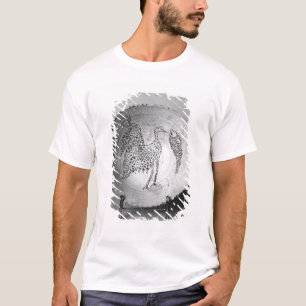 Camiseta Plato adornado con los pájaros