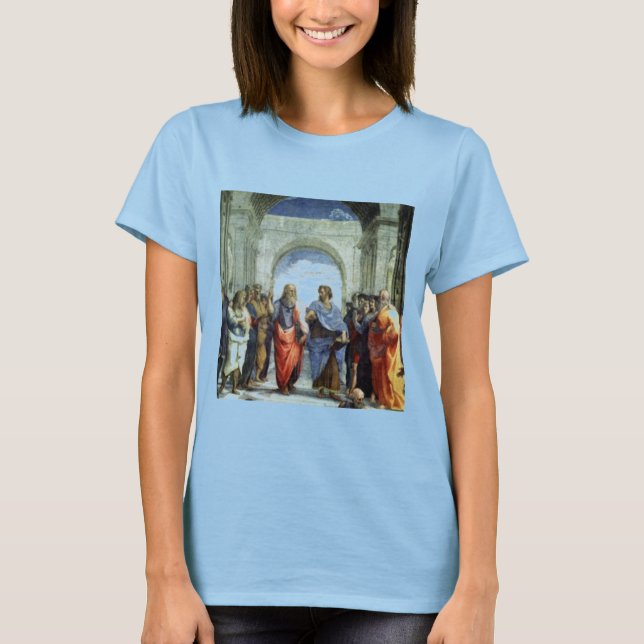 Camiseta Plato Aristotle by Raphaell (Anverso)