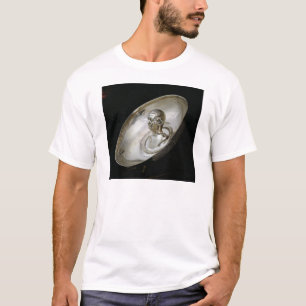 Camiseta Plato con el busto de un hombre dentro