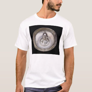 Camiseta Plato con el busto de un hombre dentro