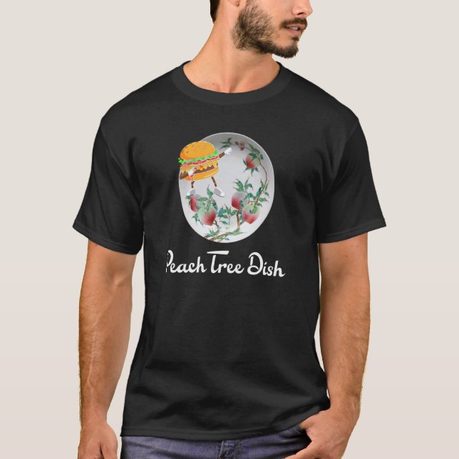 Camiseta Plato De Árbol De Peach Con Queseburger (Anverso)