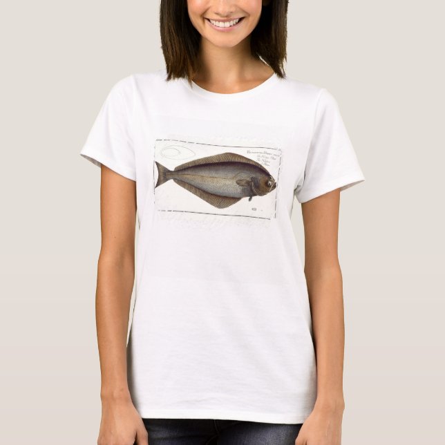 Camiseta Plato de Halibut (Pleuronectas Hippoglossus) XLVII (Anverso)