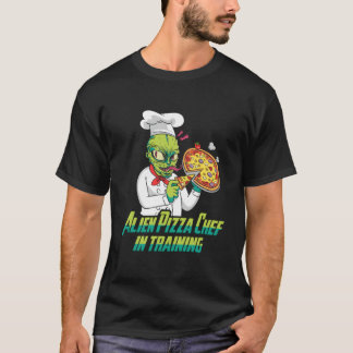 Camiseta Plato de Pizza Extraterrestre Ovni Paranormal Alie